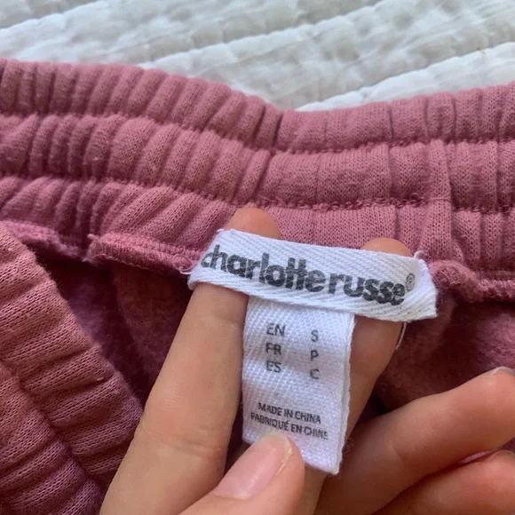 High rise pink sweatpants - Picture 5 of 5